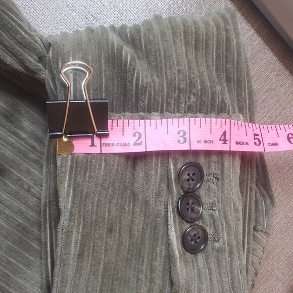 Petite J. Crew Olive Green Ribbed Corduroy Blazer, size 2P - Picture 7 of 12